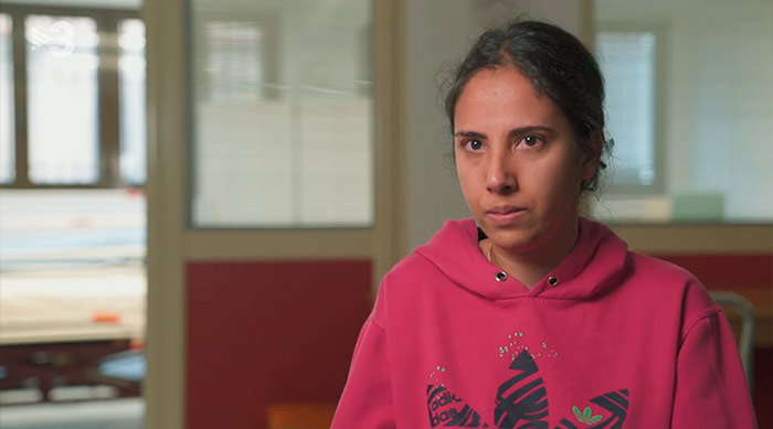 Najla Mohammed, estudiante de enfermería 